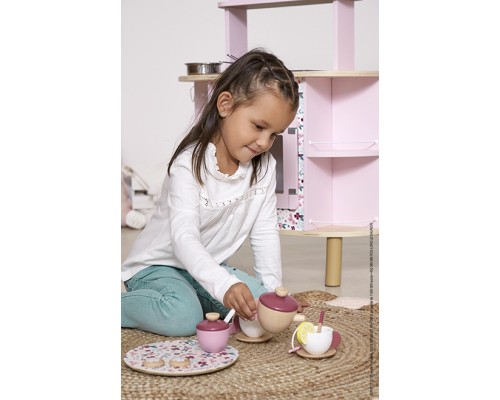 Ігровий набір Janod дерев'яна кухня двостороння (J06616)