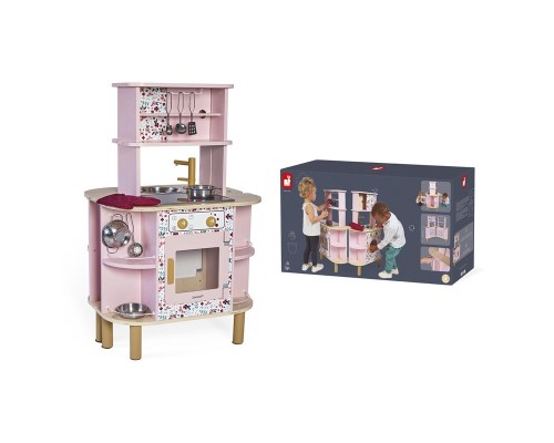 Ігровий набір Janod дерев'яна кухня двостороння (J06616)