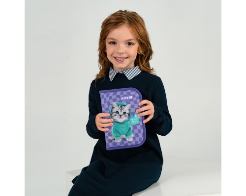 Пенал Kite 622-2 Studio Pets, 1 відділення, 2 відворот (SP25-622-2)