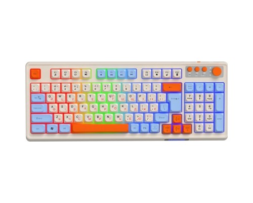 Клавіатура Maxxter KBGW-3C01-UA Wireless UA White (KBGW-3C01-UA)