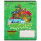 Зошит Kite Ninja Turtles, 12 аркушів, клітинка (NT24-232)