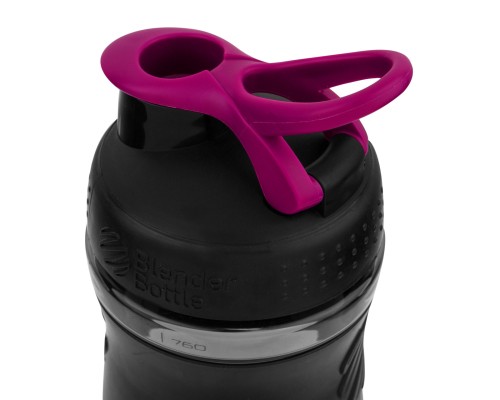 Шейкер спортивний BlenderBottle SportMixer Flip 28oz/820ml Black/Pink (SM 28oz Black/Pink)