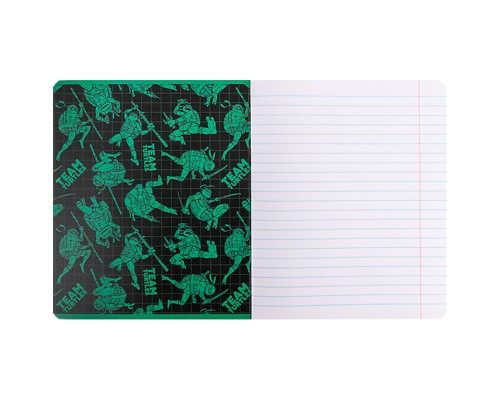 Зошит Kite Ninja Turtles, 18 аркушів, лінія (NT24-237)