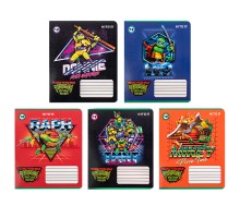 Зошит Kite Ninja Turtles, 18 аркушів, лінія (NT24-237)
