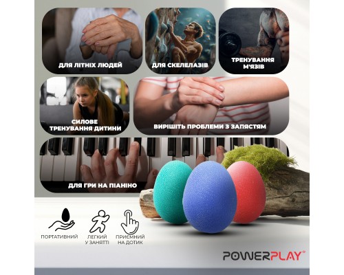 Еспандер PowerPlay PP-4340 Power Grip Set набір 3 шт (PP_4340)