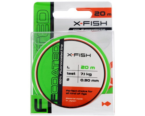 Флюорокарбон X-Fish FCoated 20m 0.30mm 7.1kg (1917.01.47)