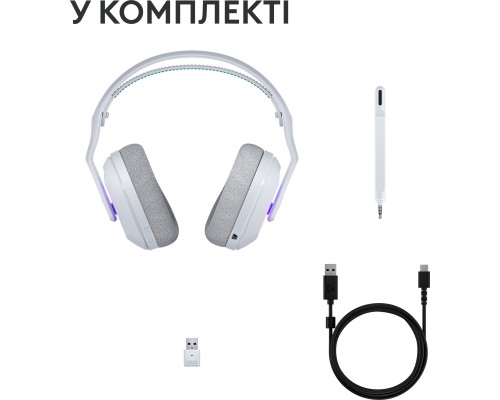 Навушники Logitech G522 Lightspeed Wireless Gaming Headset White (981-001550)