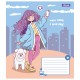 Зошит 1 вересня Anime girl А5 12 аркушів лінія (767215)