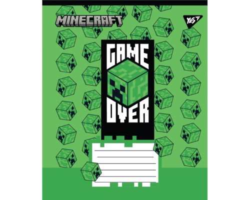 Зошит Yes Minecraft Walls А5 18 аркушів лінія (767567)