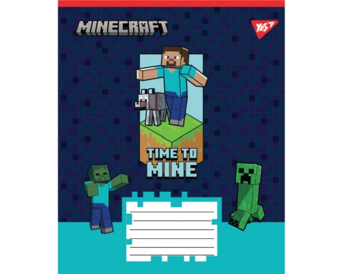 Зошит Yes Minecraft Walls А5 18 аркушів лінія (767567)