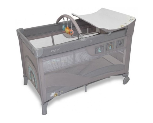 Дитячий манеж Espiro DREAM 107 GRAY THEMES (5906724205385)