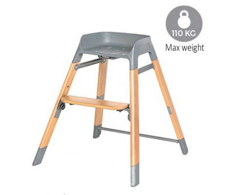 Стілець для годування Espiro SENSE 07 GRAY (5906724203374)