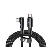 Дата кабель USB-C to USB-C 1.2m 90-degree 100W black Armorstandart (ARM75870)