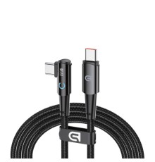 Дата кабель USB-C to USB-C 1.2m 90-degree 100W black Armorstandart (ARM75870)