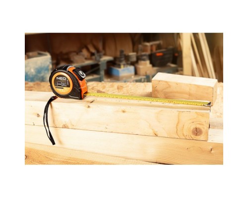 Рулетка Neo Tools 7.5мx25мм, з фіксатором змотування (67-224)