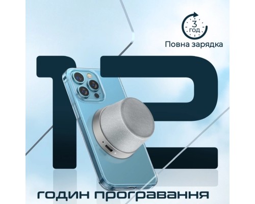 Акустична система Promate Punch 3 Вт Silver (punch.silver)