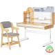 Парта з кріслом Mealux Timberdesk L + крісло Carlo (BD-690 Wood L + KD-050 G)