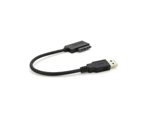 Перехідник USB 3.0 AM to Slimline SATA 13 pin 0.12m for ODD black Voltronic (YT-C3.0-SATA/0.12)