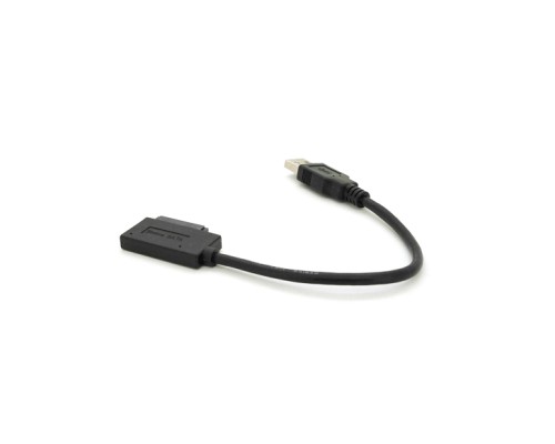 Перехідник USB 3.0 AM to Slimline SATA 13 pin 0.12m for ODD black Voltronic (YT-C3.0-SATA/0.12)
