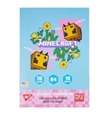 Кольоровий картон Yes двосторонній А4 Minecraft Spring 10 аркушів (955460)