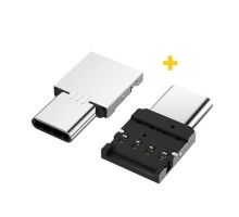 Дата кабель OTG USB 2.0 AF to USB-C silver XoKo (XK-AC045-SL2)