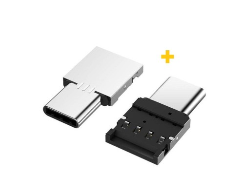 Дата кабель OTG USB 2.0 AF to USB-C silver XoKo (XK-AC045-SL2)