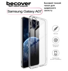 Чохол до мобільного телефона BeCover Silicone Samsung Galaxy A07 SM-A075 Transparent (713686)