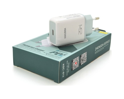 Зарядний пристрій KAKUSIGA USB-C PD25W white (KSC-812-Zhengda)
