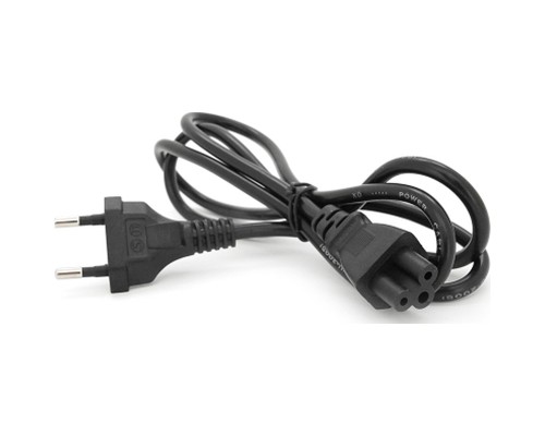 Кабель живлення C5 1.2m 0.5mm black Voltronic (PC-184/2 CEE7/16-C5-1.2M/42609)