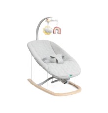 Крісло-гойдалка Chicco шезлонг Zen Wave, світло-сірий (87091.80)