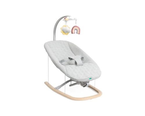 Крісло-гойдалка Chicco шезлонг Zen Wave, світло-сірий (87091.80)