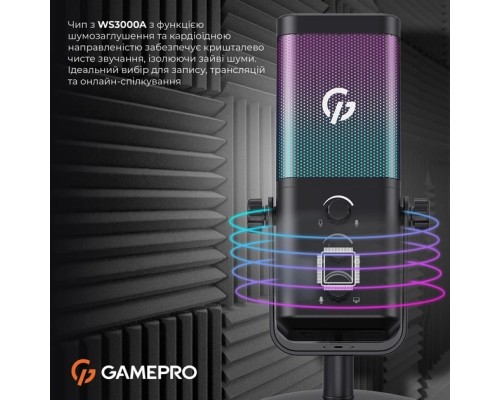 Мікрофон GamePro Genesis X-Arctic USB (UGM117B)