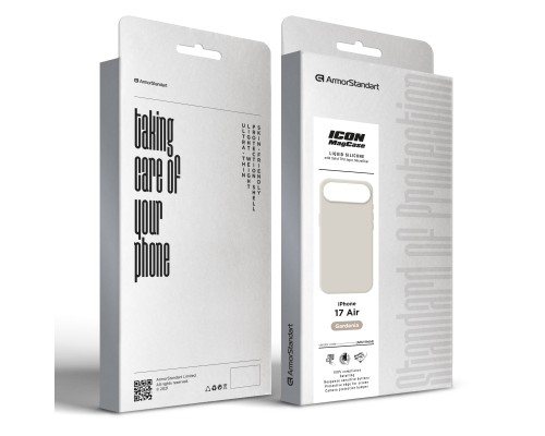 Чохол до мобільного телефона Armorstandart ICON2 MagCase Apple iPhone 17 Air Gardenia (ARM86665)