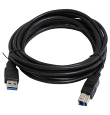 Кабель для принтера USB 3.0 AM/BM 3.0m black Patron (CAB-PN-AMBM-USB3-30)