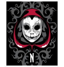 Картина по номерам Santi Wednesday Ominous Mask 40х50 см LED підсвітка (955078)