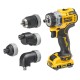 Шуруповерт DeWALT XR Li-Ion 12V, 2x3Ah, зі змінними насадками, 57.5 Нм, 0-425/0-1500 об/хв, 0.7, TSTAK (DCD703L2T)