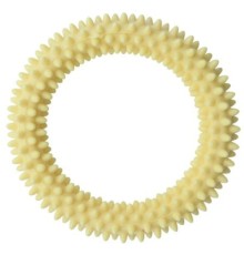 Іграшка для собак MISOKO&CO Кільце з шипами жовте 11 см (BEITR00030-G)