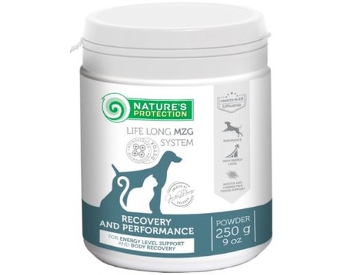 Пробіотична добавка для тварин Nature's Protection Recovery & Performance для котів і собак 250 г (CAN63553)