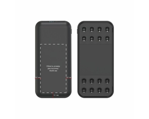 Батарея універсальна TheGeneral 10000mah ChargeMate, PD/QC/22.5W, wireless charging 15W (40010919-01)