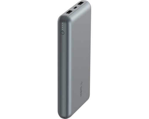 Батарея універсальна Belkin 10000mAh 15W 2xUSB-A, USB-C Gray (BPB011BTGY)