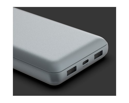 Батарея універсальна Belkin 10000mAh 15W 2xUSB-A, USB-C Gray (BPB011BTGY)