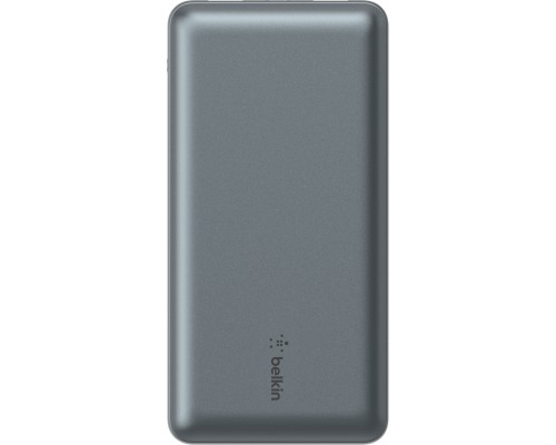 Батарея універсальна Belkin 10000mAh 15W 2xUSB-A, USB-C Gray (BPB011BTGY)
