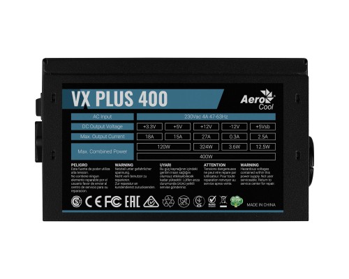 Блок живлення AeroCool 400W VX Plus Stealth (ACPN-VS40NEY.12)