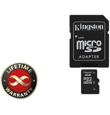 Карта пам'яті Kingston 4Gb microSDHC class 4 (SDC4/4GB)