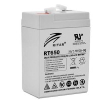 Батарея до ДБЖ Ritar AGM RT650, 6V-5Ah (RT650) 