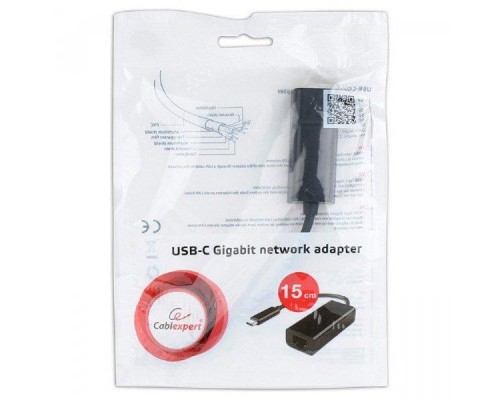 Перехідник Type-C to Fast Ethernet Cablexpert (A-CM-LAN-01)