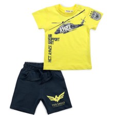 Набір дитячого одягу Breeze з геліоптером (10962-74B-green)