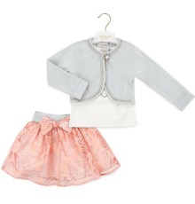 Набір дитячого одягу Verscon святковий (3580-104G-coral)