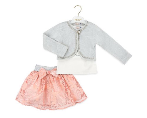 Набір дитячого одягу Verscon святковий (3580-104G-coral)