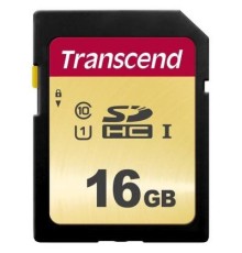 Карта пам'яті Transcend 16GB SDHC class 10 UHS-I U1 (TS16GSDC500S)